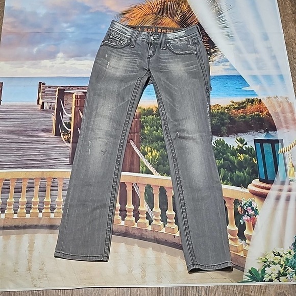 Rock Revival Straight Jeans Size 26 - Picture 5 of 7